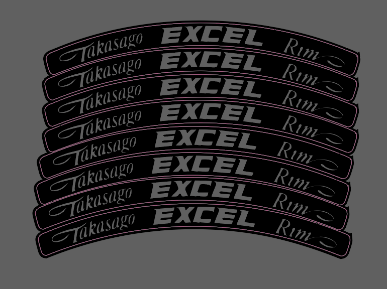 EXCEL Rim Decal – Flow Motorsports